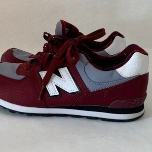 New Balance 574 Maroon and Gray